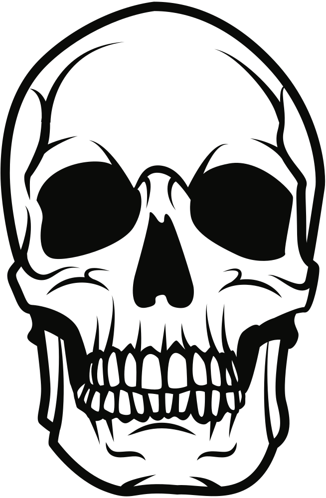 OnlineLabels Clip Art Skull 3   Skull ( 3) 315848 